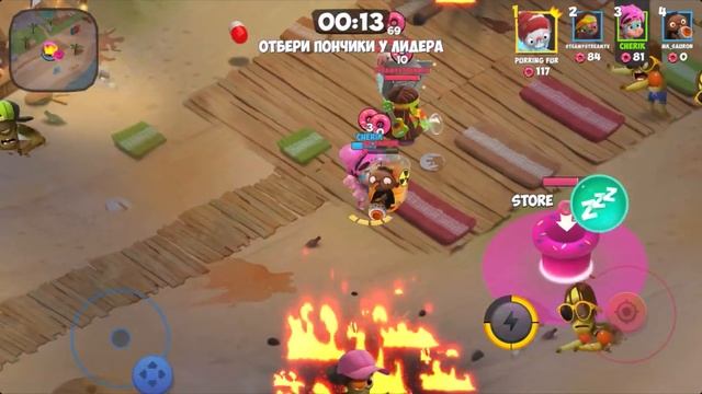 ДЕТИ против ЗОМБИ! ОБЗОР ИГРЫ ДОНУТ ПАНКС – Donut Punks_ Online Epic Brawl