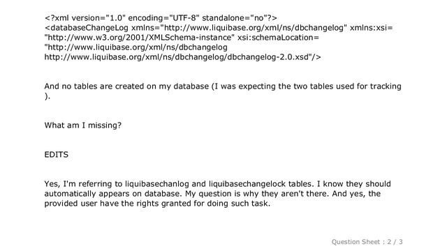 MySQL : Liquibase - how to generate a changelog for existing database смотреть онлайн