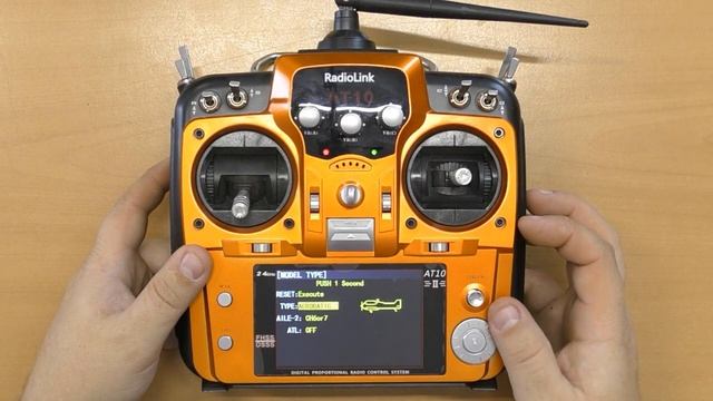 Radiolink AT10 / Выбор типа модели / ALNADO