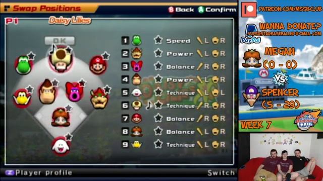 SERGIO RETURNS?! Megan vs Spencer - Week 7, Game 5 | Mario Superstar Baseball Club S7 смотреть онлайн
