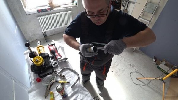 Развальцовка нержавеющих трубок для концовок Oventrop (СантехУчебка)