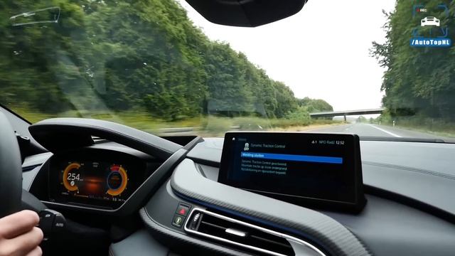 BMW I8 2019 ROADSTER Exhaust SOUND & ONBOARD On AUTOBAHN At TOP SPEED