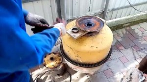 ремонт бетономешалки. как заменить подшипник на бетономешалке