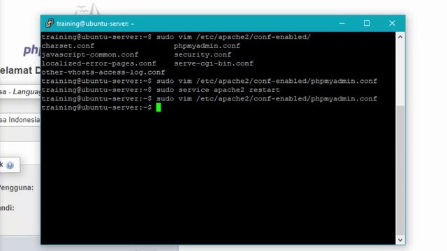 Cara mengamankan aplikasi PhpMyAdmin pada Ubuntu Server 18.04 смотреть онлайн