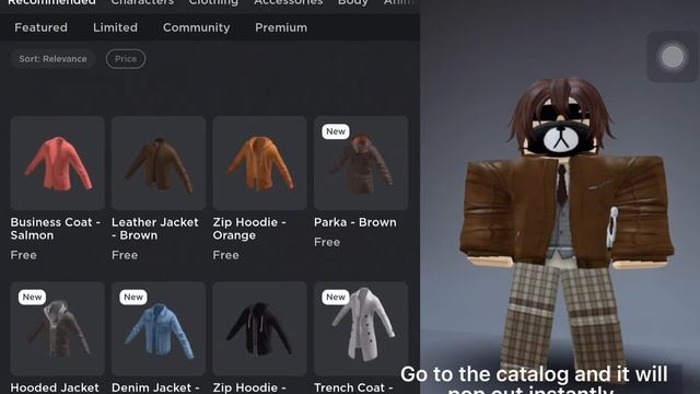 Roblox jacket feature! (showcase + how to get!) смотреть онлайн
