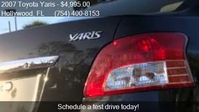 2007 Toyota Yaris S 4dr Sedan (1.5L I4 4A) for sale in Holly смотреть онлайн