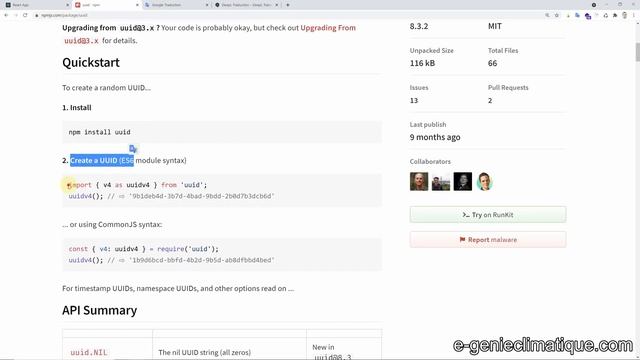 JavaScript338-React.js-Hooks-Créer un identifiant unique pour la key d'une liste react avec UUID смотреть онлайн