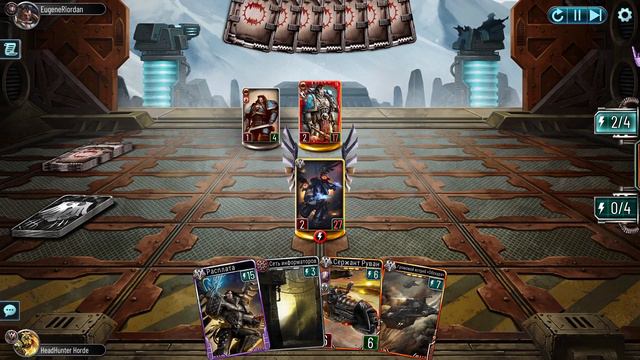 The The Horus Heresy Legions - Корвус Коракс(Гвардия Ворона) vs Кхарн(Пожиратели Миров) смотреть онлайн