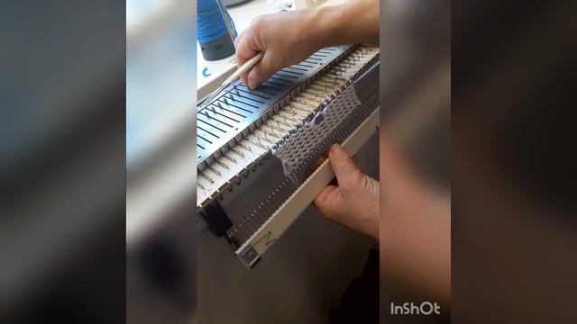 Ажур простой на вязальной машине смотреть онлайн