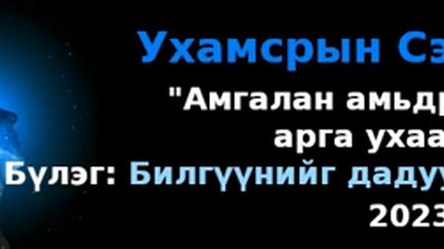 "Амгалан амьдрахуйн арга ухаан" номын 7-р Бүлэг: Билгүүнийг дадуулахуй (A.I) смотреть онлайн