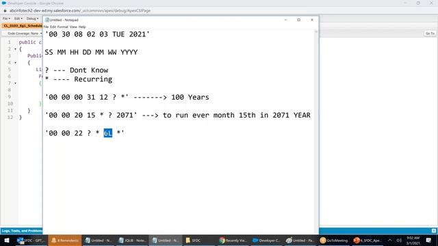 Schedule Apex and CRON Expression With full Examples #CRONExpression #scheduleApex смотреть онлайн