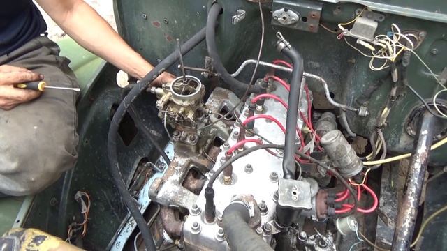 Газ-63 ,замена масла ,промывка карбюратора. смотреть онлайн