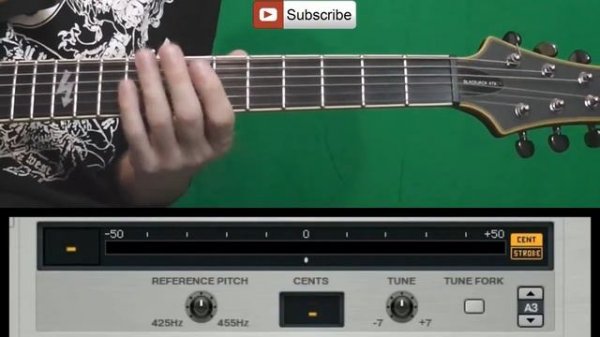 Как настроить гитару в Drop C / Drop C Tuning Guitar lesson