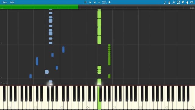 Anticipation - Undertale (Piano sheet music/MIDI) (Synthesia) смотреть онлайн