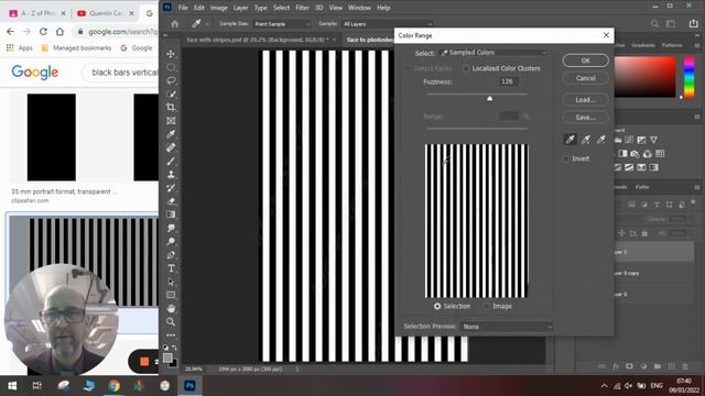 Vertical Stripes Glitch Effect in Photoshop смотреть онлайн