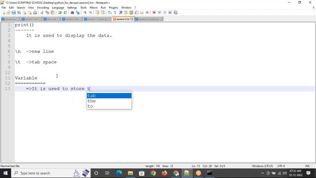 Python for Devops|Python Training|why learn python as a Devops Engineer #pythontutorial day2 смотреть онлайн