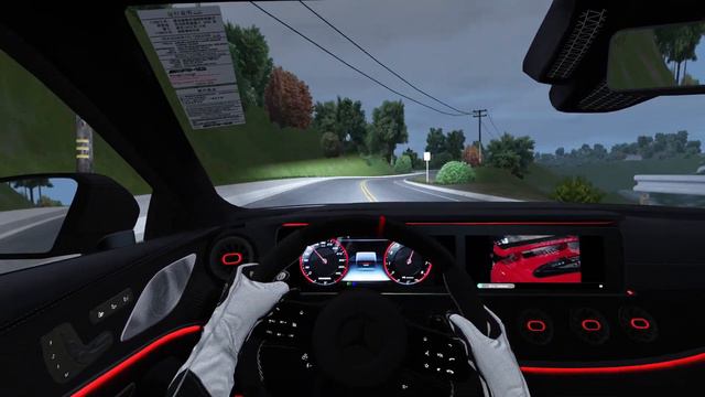 Assetto Corsa chill drive on Mullholland Drive (MB Brabus Rocket GT 900 2021) смотреть онлайн