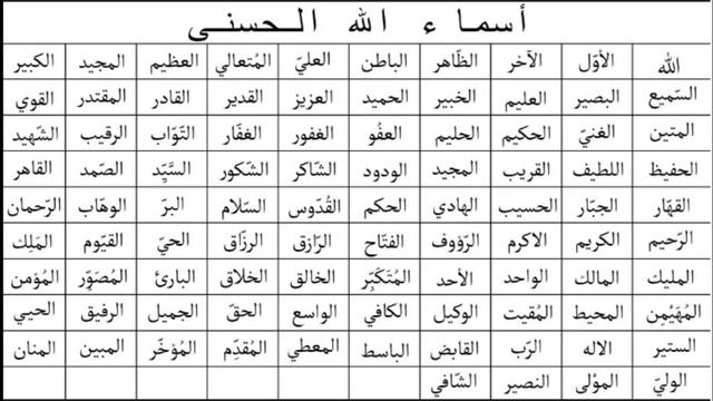 99 Имён Аллаха (Allah 99 Names) // Читай и Учи Легко // смотреть онлайн
