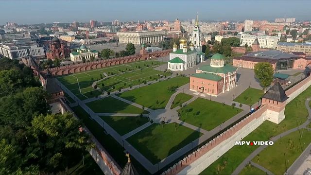 Город Тула центр города обзор сверху смотреть онлайн