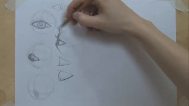 Рисуем лицо, глаза смотреть онлайн