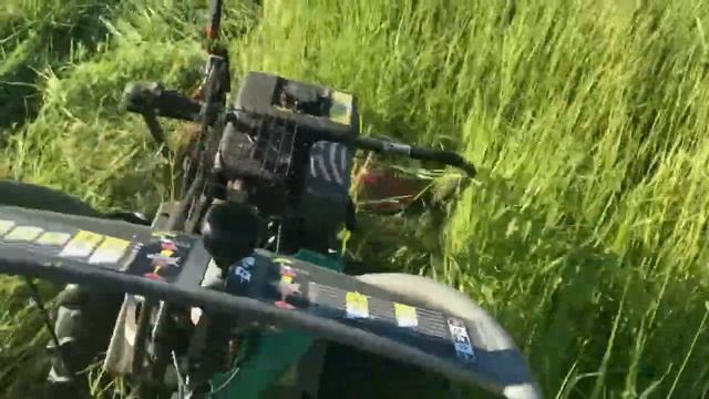 Роторная косилка Заря и мотоблок Caiman Vario видео от первого лица смотреть онлайн