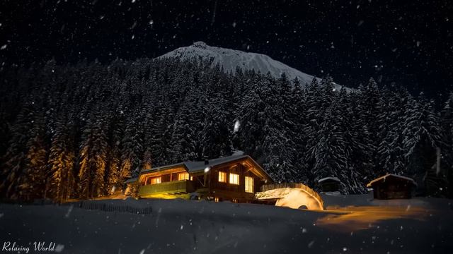 Beautiful Instrumental Christmas Music: Relaxing Christmas music "Christmas Village" смотреть онлайн