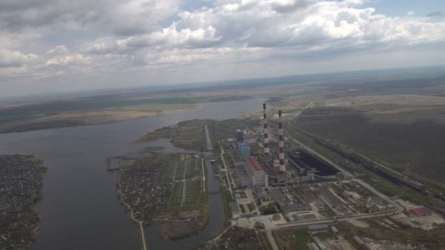 Новомичуринск в 4к (снято с высоты 500м на Mi Drone 4k )