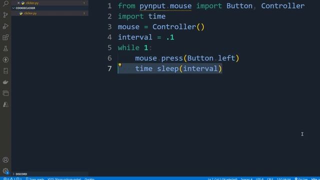 Breaking Cookie Clicker Using Pynput смотреть онлайн