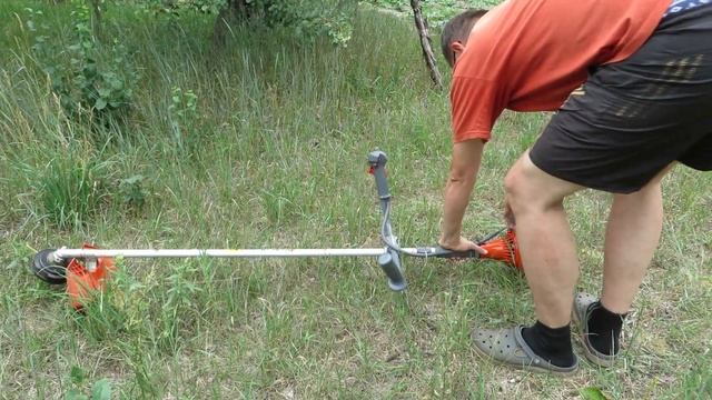 Год прошел - снова завожу мотокосу Sparta-25 "Oleo Mac" 29_06_2018 смотреть онлайн