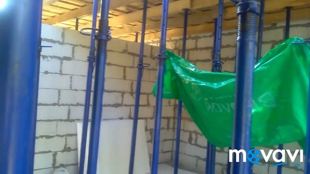 Строим дом в Гостагаевской. Заливка цоколя дома 88 серии