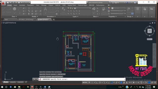 How to save auto cad drawing in pdf, simple method смотреть онлайн