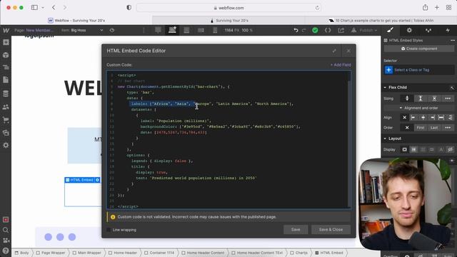 The BEST Way To Build Live Charts In Webflow (Chart.js) смотреть онлайн