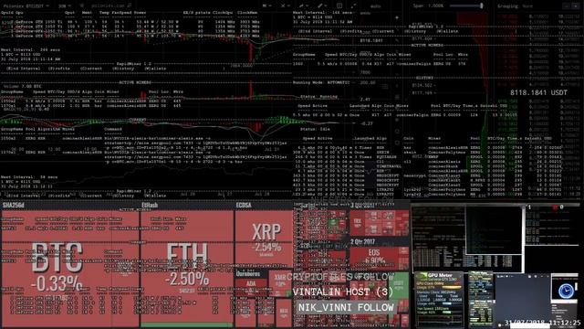 0018m018 2018-07-31 Live GPU mining profit monitor of 1050 Ti, 1063, 1070, 980 Ti смотреть онлайн