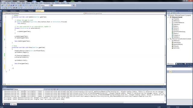 Programming a 2D Space Shooter Tutorial #11 - XNA - Asteroid List 1-2 смотреть онлайн