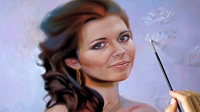 Портрет на заказ в Киеве. Портрет Ольги | Portrait of Olga. Маслом по акрилу. смотреть онлайн