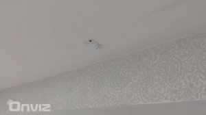 Монтаж карниза электрокарниза Onviz