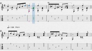 Sergei Rudnev (Сергей Руднев) - Gypsy variations Цыганская венгерка - Partitura y Tablatura