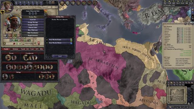 Let's Play Crusader Kings 2 [HIP Mod] New World Order 125 смотреть онлайн