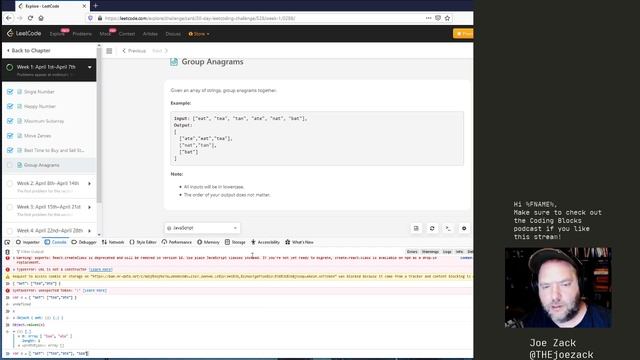 D6: 30-Day LeetCoding Challenge in JavaScript смотреть онлайн