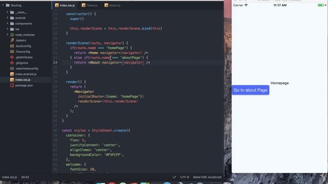 Getting started with Routing in React Native Part 2 смотреть онлайн