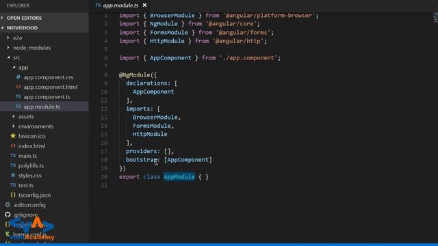 Bootstrap Process and Editing First Angular App | Angular 2 in Hindi Urdu | vishAcademy смотреть онлайн