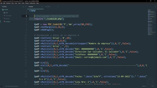 ? PLANTILLA para CREAR REPORTE de TICKET de VENTA en FORMATO PDF con PHP y FPDF ⏬CODIGO GRATIS⏬ смотреть онлайн