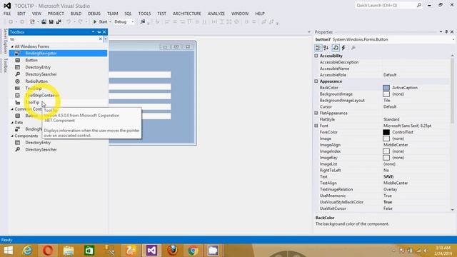 How To Add ToolTips To Controls in c# смотреть онлайн