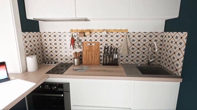 Дизайн двухкомнатной хрущевки. Практичная и простая планировка. смотреть онлайн