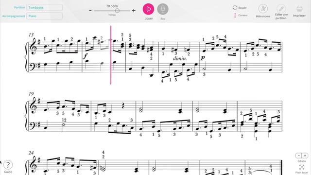 Clementi - Piano Sonatina in G major (Op. 36, No. 2) - II. Allegretto смотреть онлайн