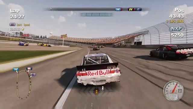 NASCAR The Game 2011 Crashes #4 смотреть онлайн