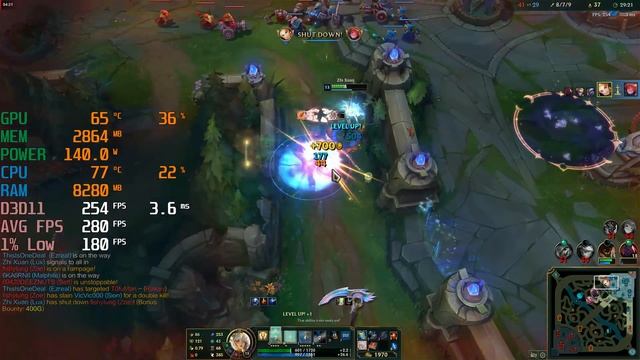League of Legends - Ryzen 5 7600 + RX 7800 XT - LoL - 1080p Max Settings - Benchmark Fps Test смотреть онлайн