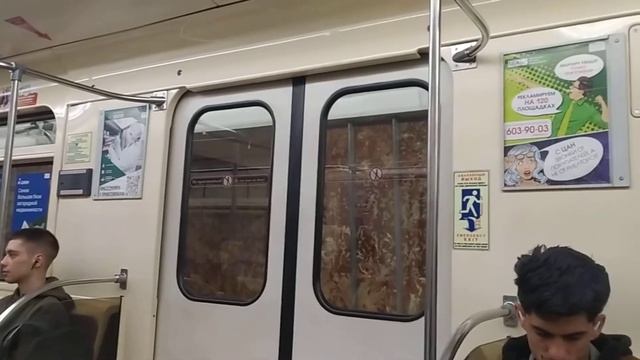 Метро Санкт-Петербурга. Участок Электросила - Фрунзенская на метропоезде 81-717/714 «Номерной» смотреть онлайн