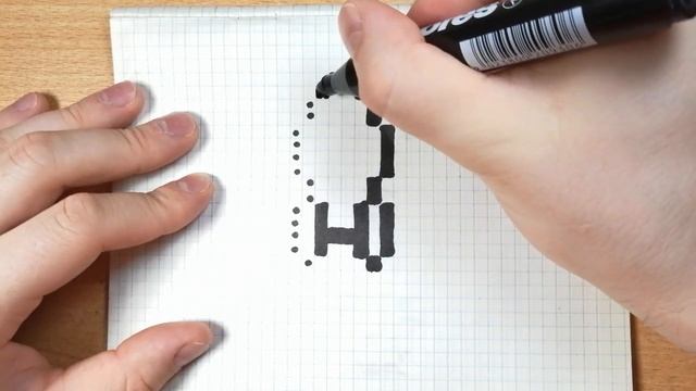 Как нарисовать Ракету по клеточкам. Рисунки по клеточкам смотреть онлайн
