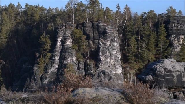 Национальный парк Бастай.Природа в Германии (Bastei) Саксонская Швейцария смотреть онлайн
